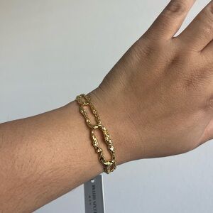 Alexis Bittar Gold Textured Bracelet